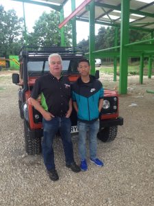 Andy Shiu our visitor from Hong Kong with his host Past President Lion Mark Harrison
